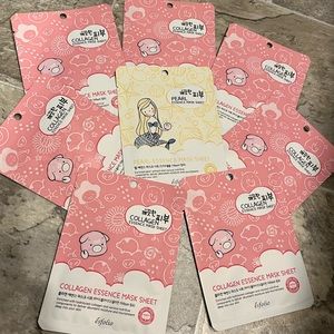 SET of 8 - Collagen Essence Sheet Mask Collection by esfolio